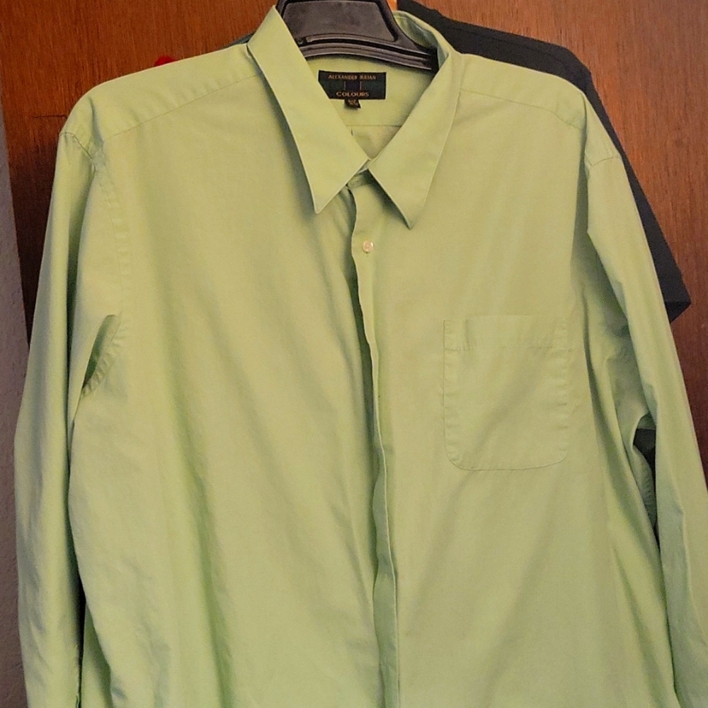 Big man's dress shirt